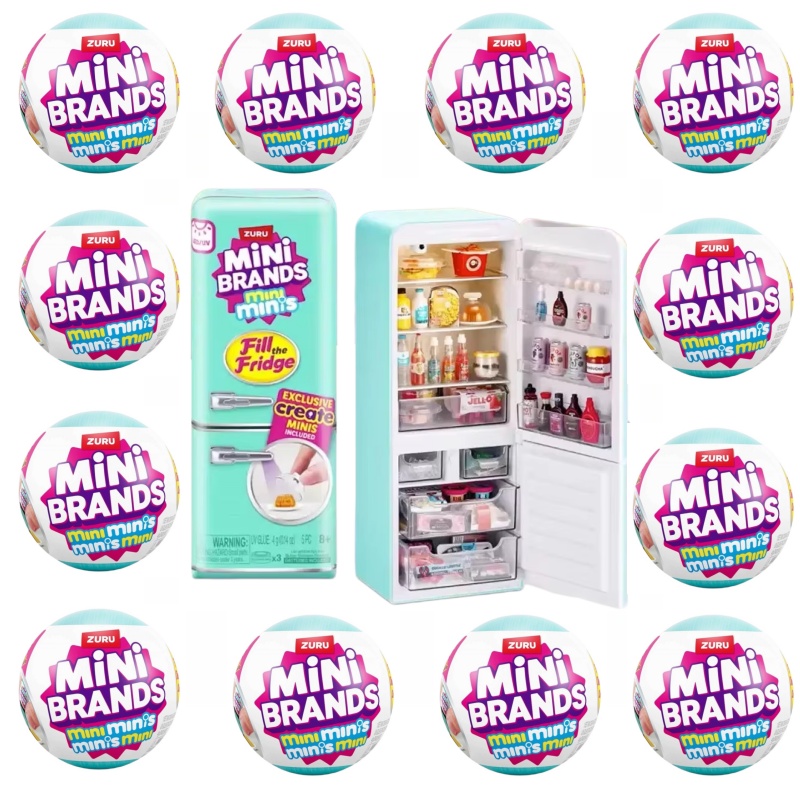 Food Storage Kits - Nuevo ZURU Mini Brands Refrigerator Ball