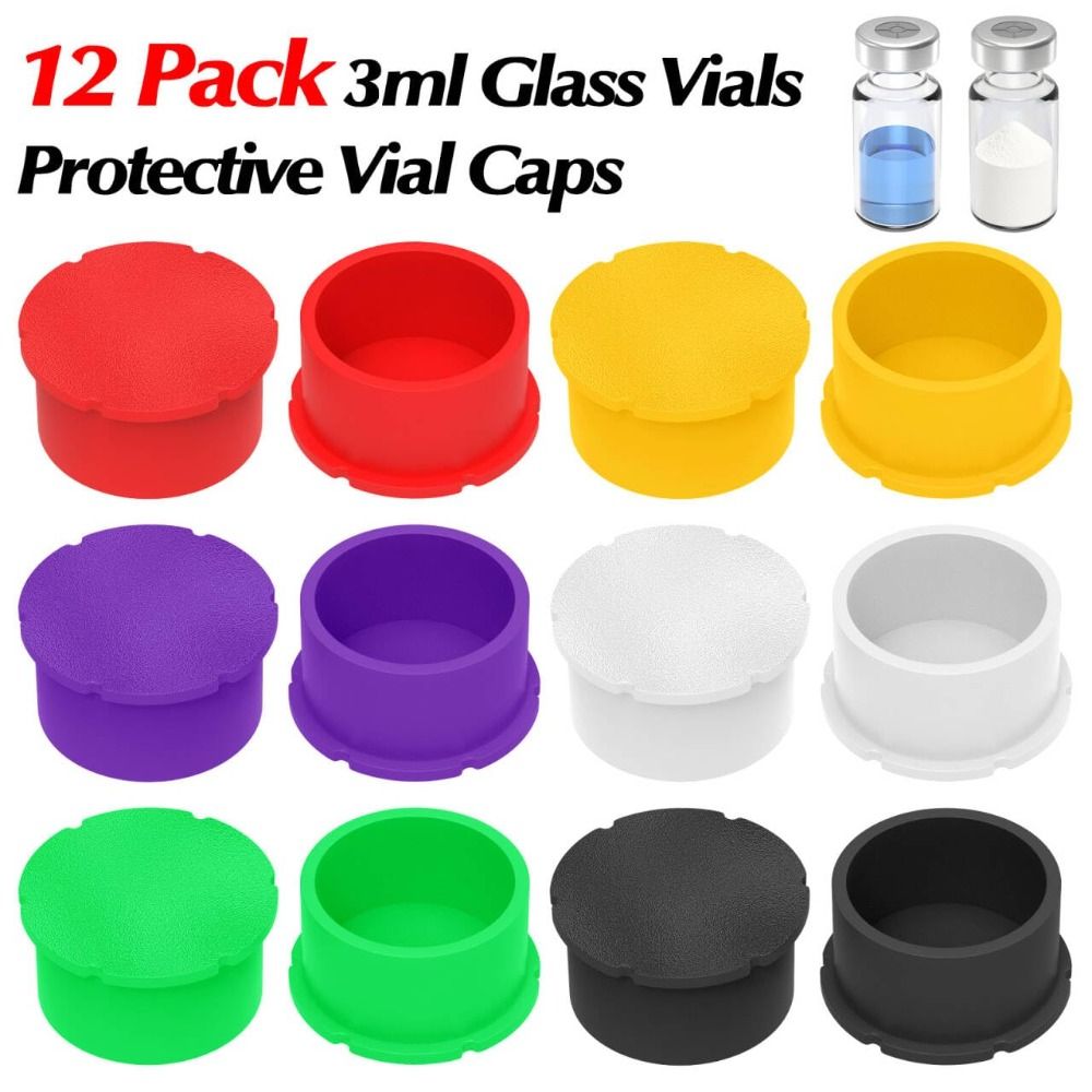 Food Storage Glass Set - 12 unids/pack de viales de vidrio