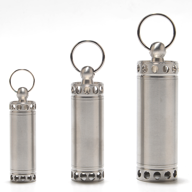 Food Storage Emergency - Pastillero impermeable sellado de acero inoxidable,