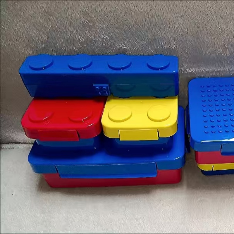 Food Storage Building - Caja Bento de empalme de bloques