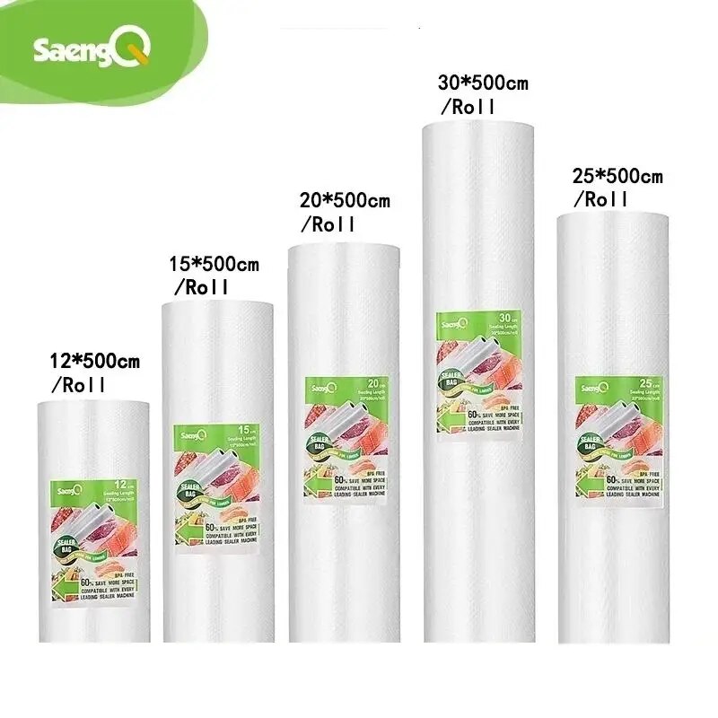 Food Storage Vacuum Seal Bags - SaengQ-Bolsas para sellador al vacío de