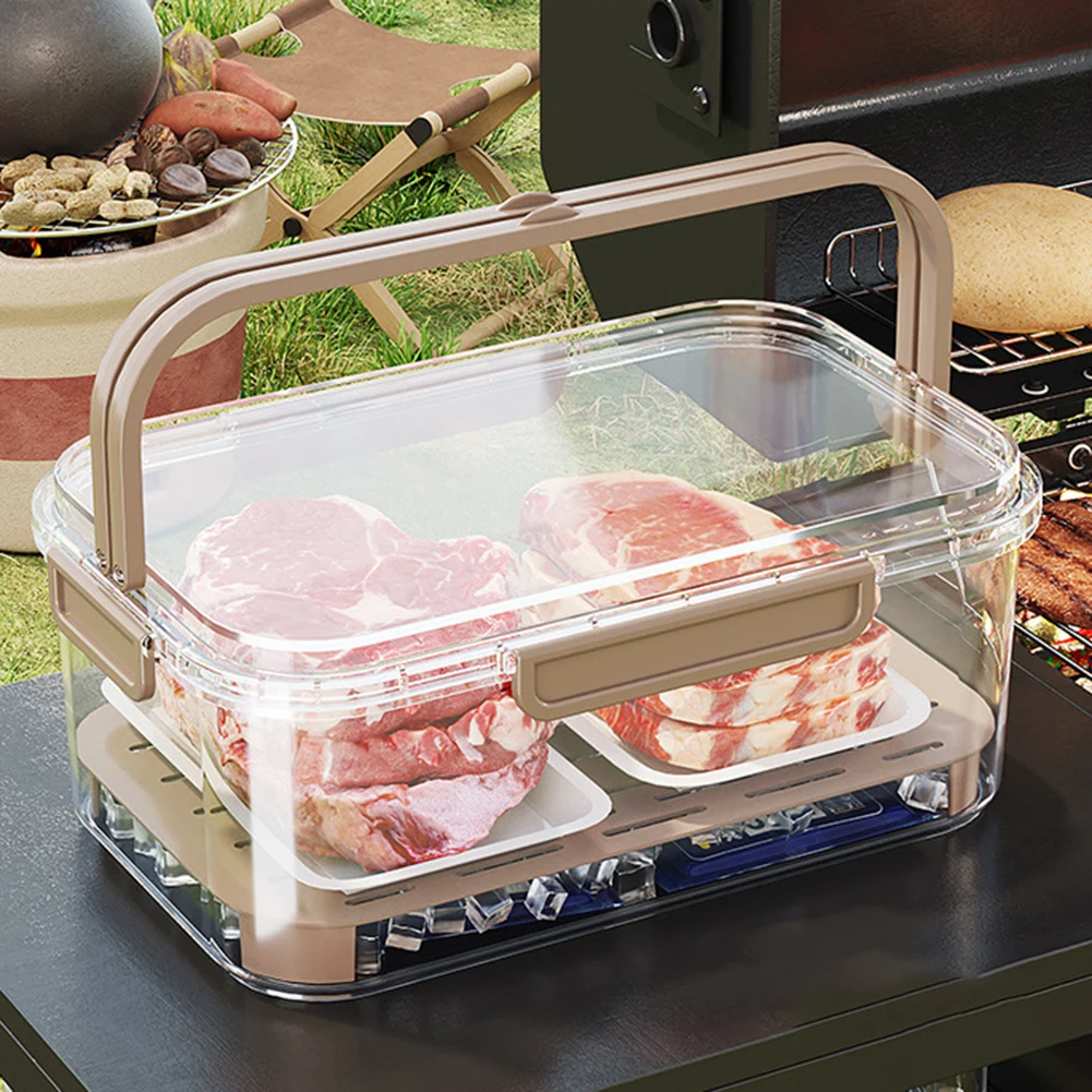 Food Storage Plastic Containers With Lids - Contenedor portátil de almacenamiento de alimentos,