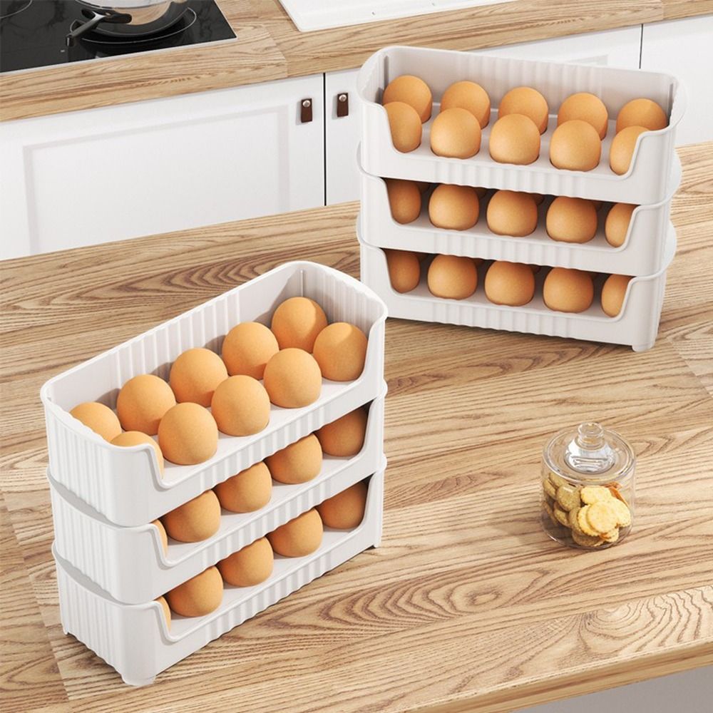 Egg Storage Holder - Bandeja de almacenamiento de huevos con