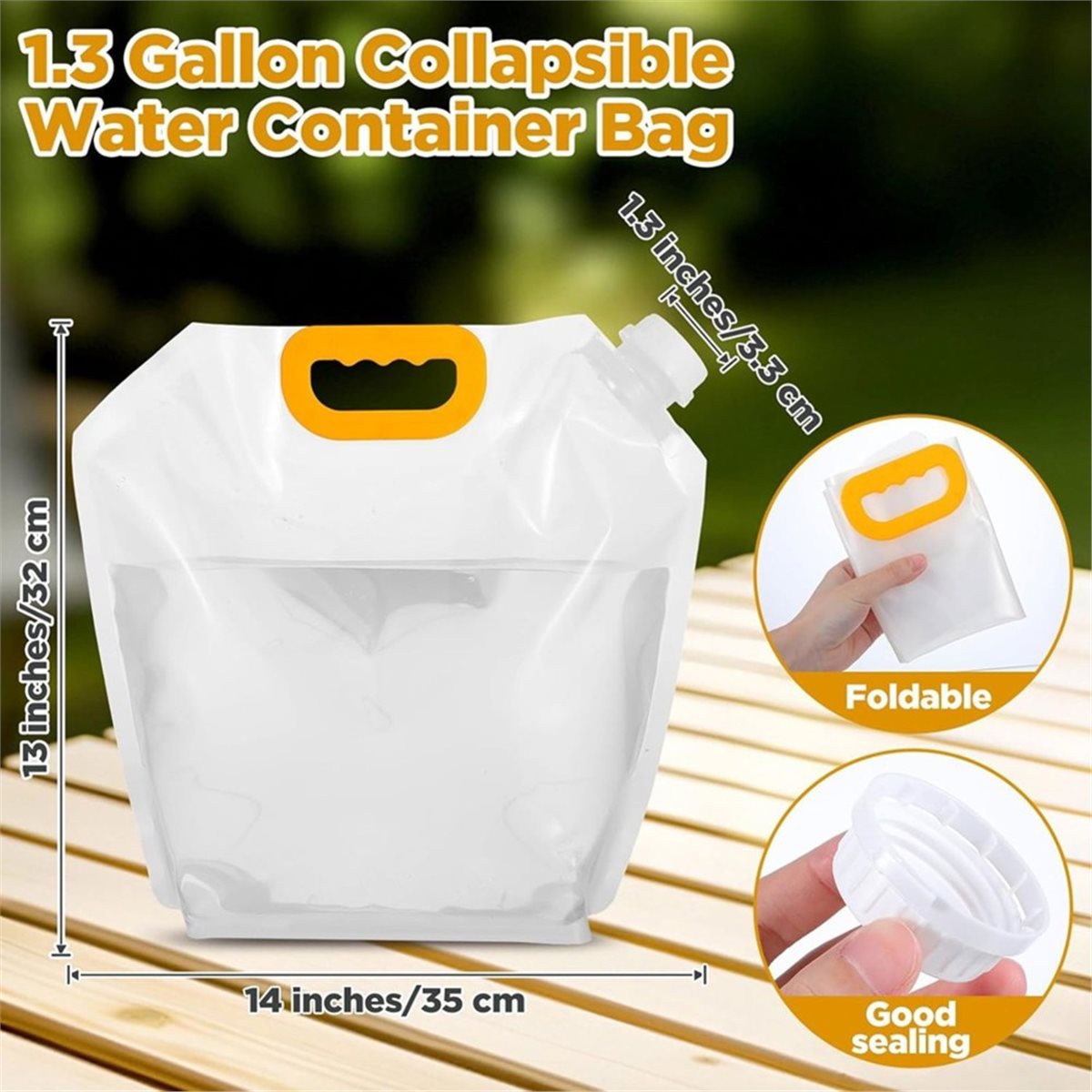 Food Storage Emergency - T22C 20 Piezas Bolsa Plegable para