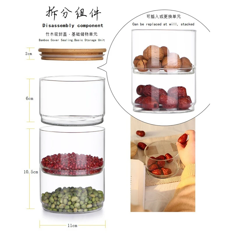 Nuevo Juego de Recipientes de  - Food Storage Glass Set reseña y precio