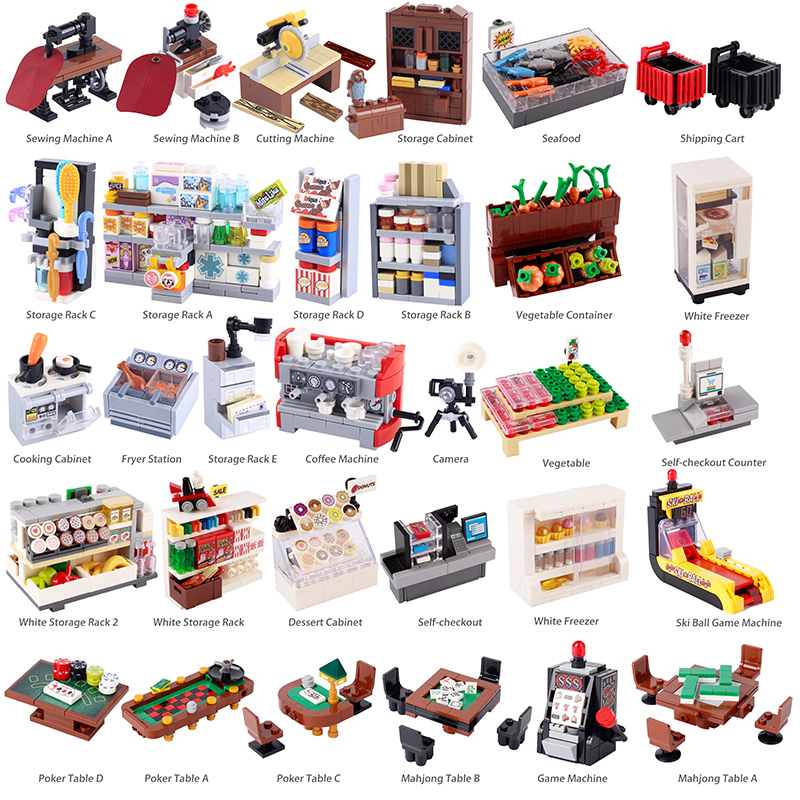 MOC City Supermarket Building  - Food Storage Building reseña y precio