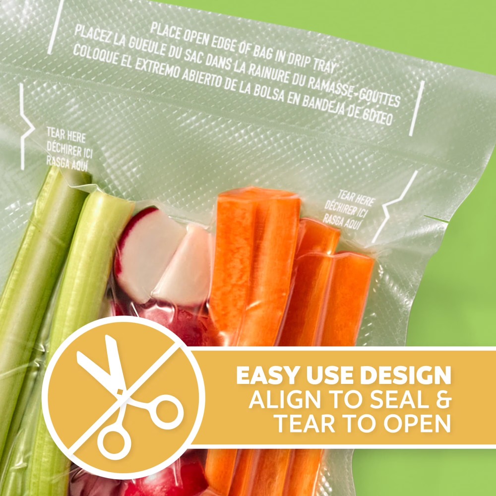 Bolsas de Vacío FoodSaver Pint - Food Storage Vacuum Seal Bags reseña y precio