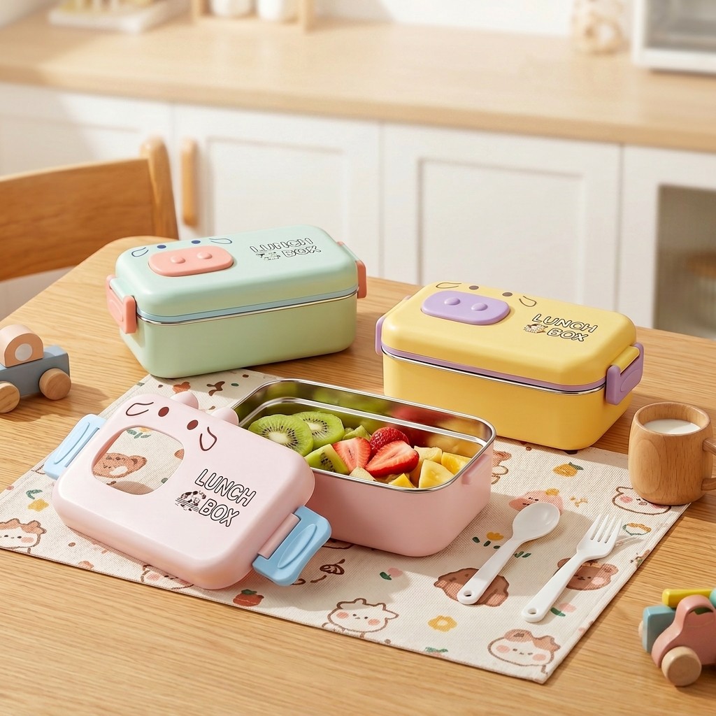 Lonchera Infantil de Acero Ino - Food Storage Cabinet For Kitchen reseña y precio