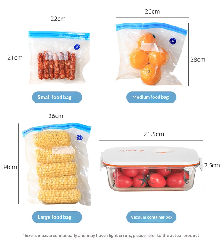 Mini Bomba Selladora al Vacío  - Food Storage Vacuum Seal Bags reseña y precio