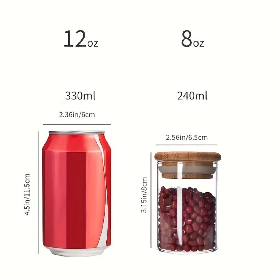 Tarro de almacenamiento de vid - Food Storage Glass Set reseña y precio