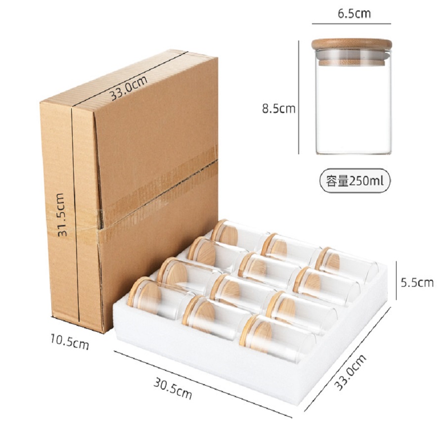 Tarro de almacenamiento de vid - Food Storage Glass Set reseña y precio