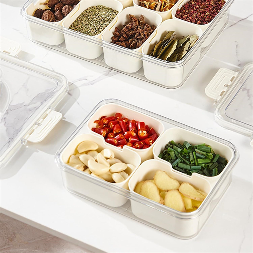 Caja Portátil para Almacenamie - Food Storage Plastic Containers With Lids reseña y precio