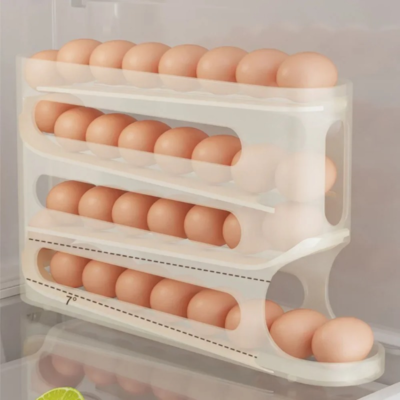 Organizador de Huevos Automáti - Egg Storage Holder reseña y precio