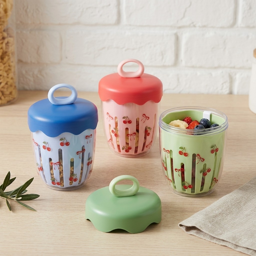 Contenedor Portátil de Plástic - Food Storage Yogurt reseña y precio