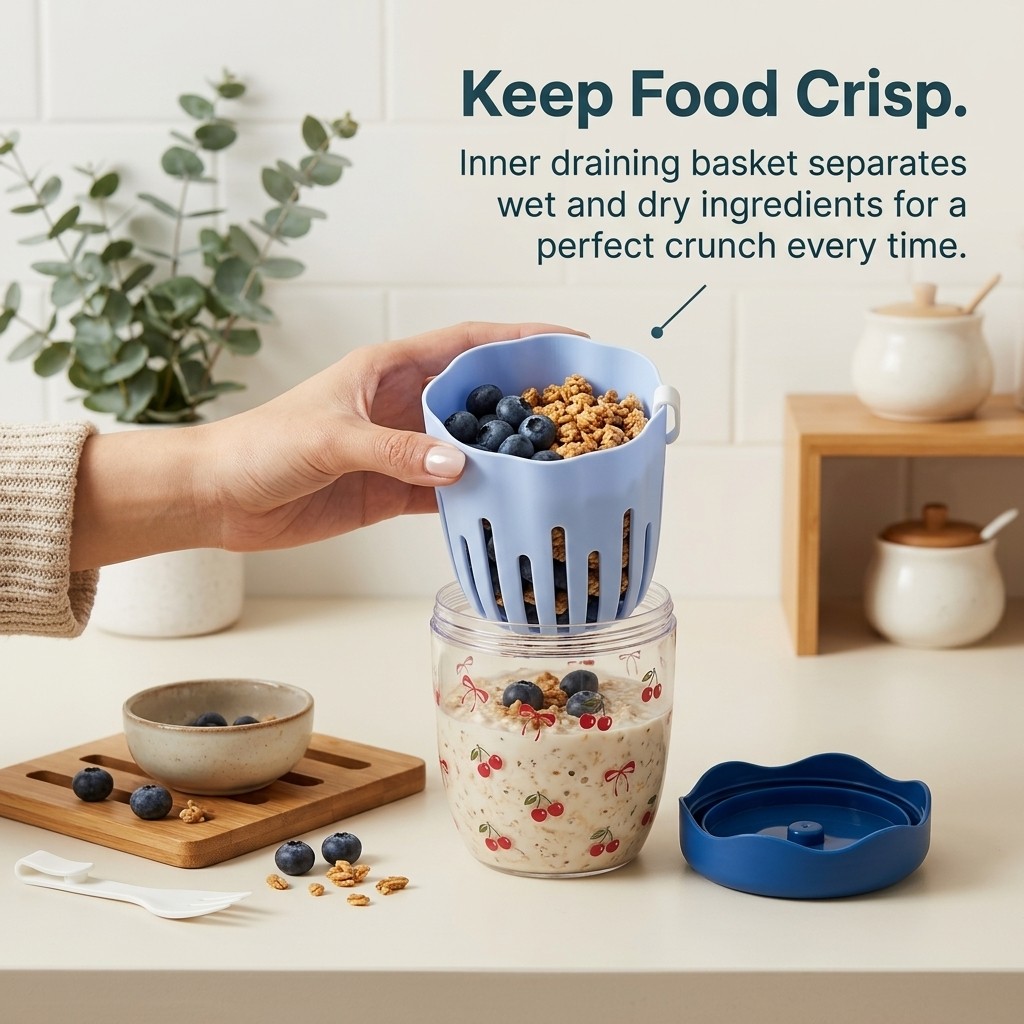 Contenedor Portátil de Plástic - Food Storage Yogurt reseña y precio