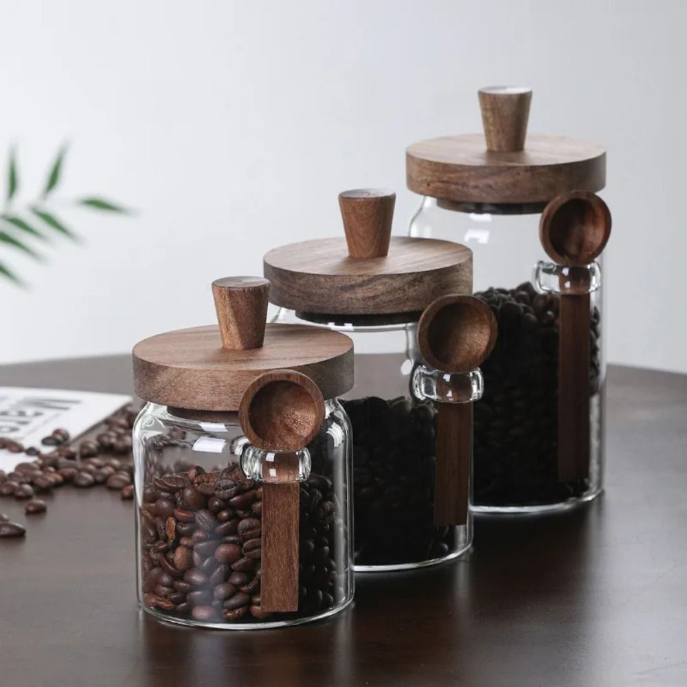 Tarro de almacenamiento de gra - Food Storage Glass Set reseña y precio