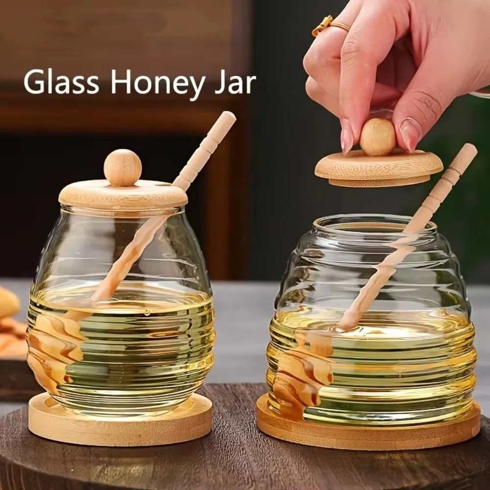 Tanque de panal de vidrio tran - Food Storage Glass Set reseña y precio