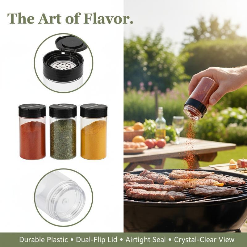 Juego de salero y pimentero de - Food Storage Glass Set reseña y precio