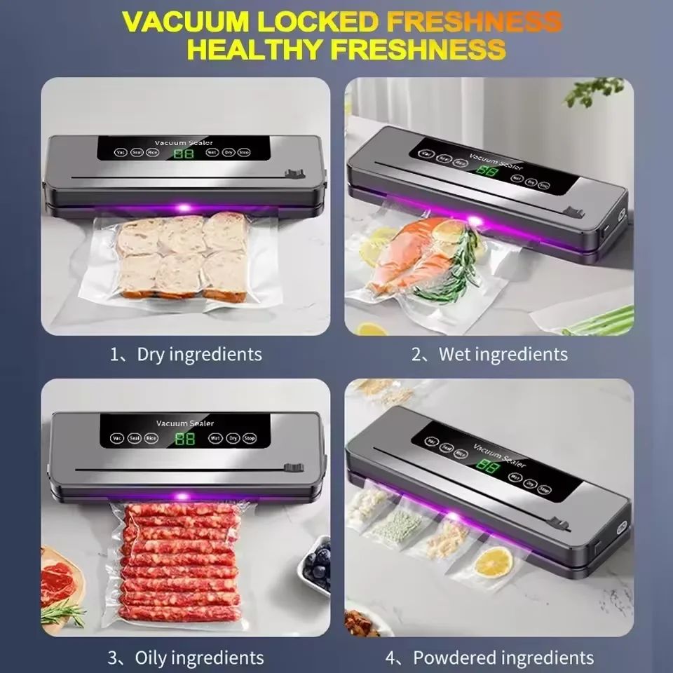 Máquina de sellado al vacío co - Food Storage Vacuum Seal Bags reseña y precio