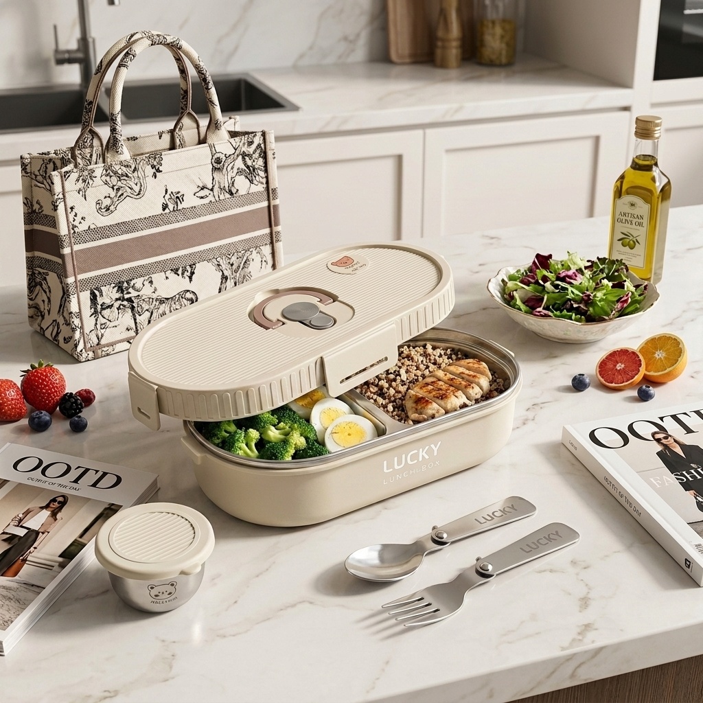 Lonchera Bento de Acero Inoxid - Food Storage Kits reseña y precio