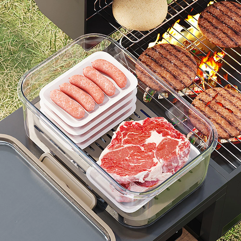 Contenedor portátil de almacen - Food Storage Plastic Containers With Lids reseña y precio
