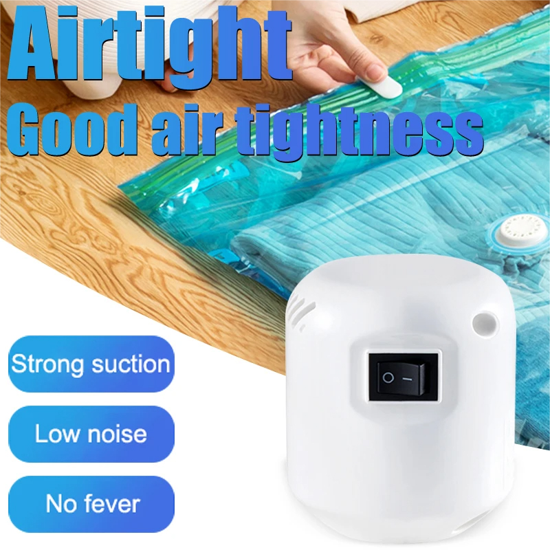 Bomba de aire eléctrica portát - Food Storage Vacuum Seal Bags reseña y precio