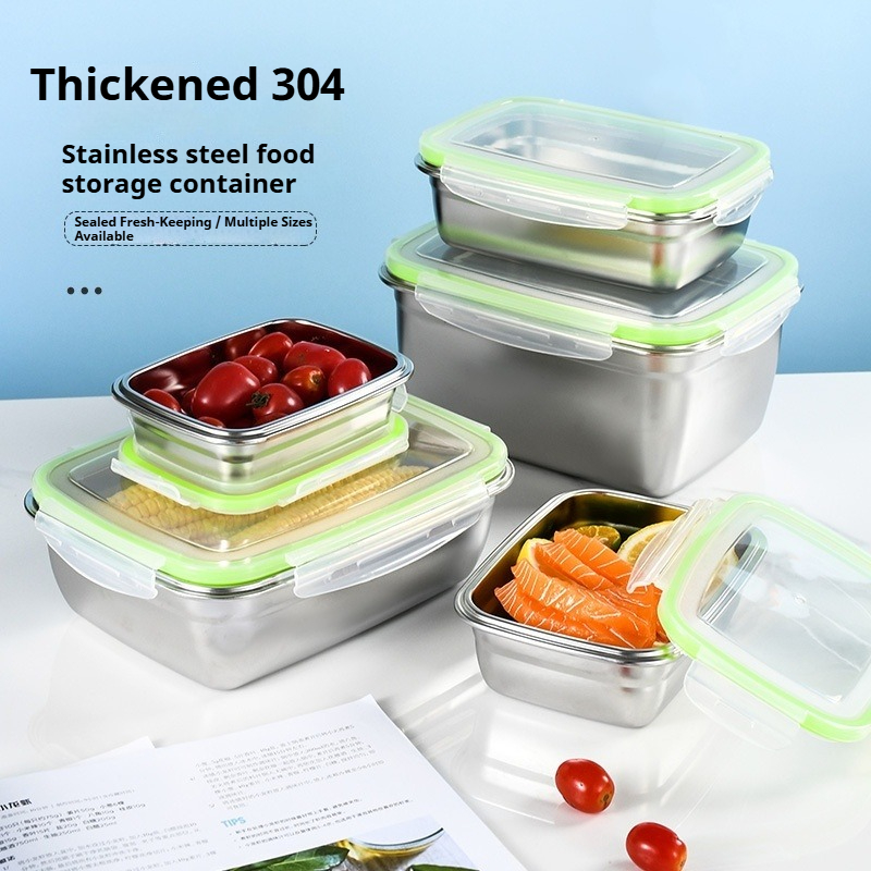 Fiambrera de acero inoxidable  - Food Storage Containers Set reseña y precio