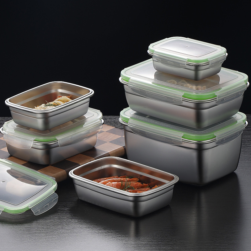 Fiambrera de acero inoxidable  - Food Storage Containers Set reseña y precio