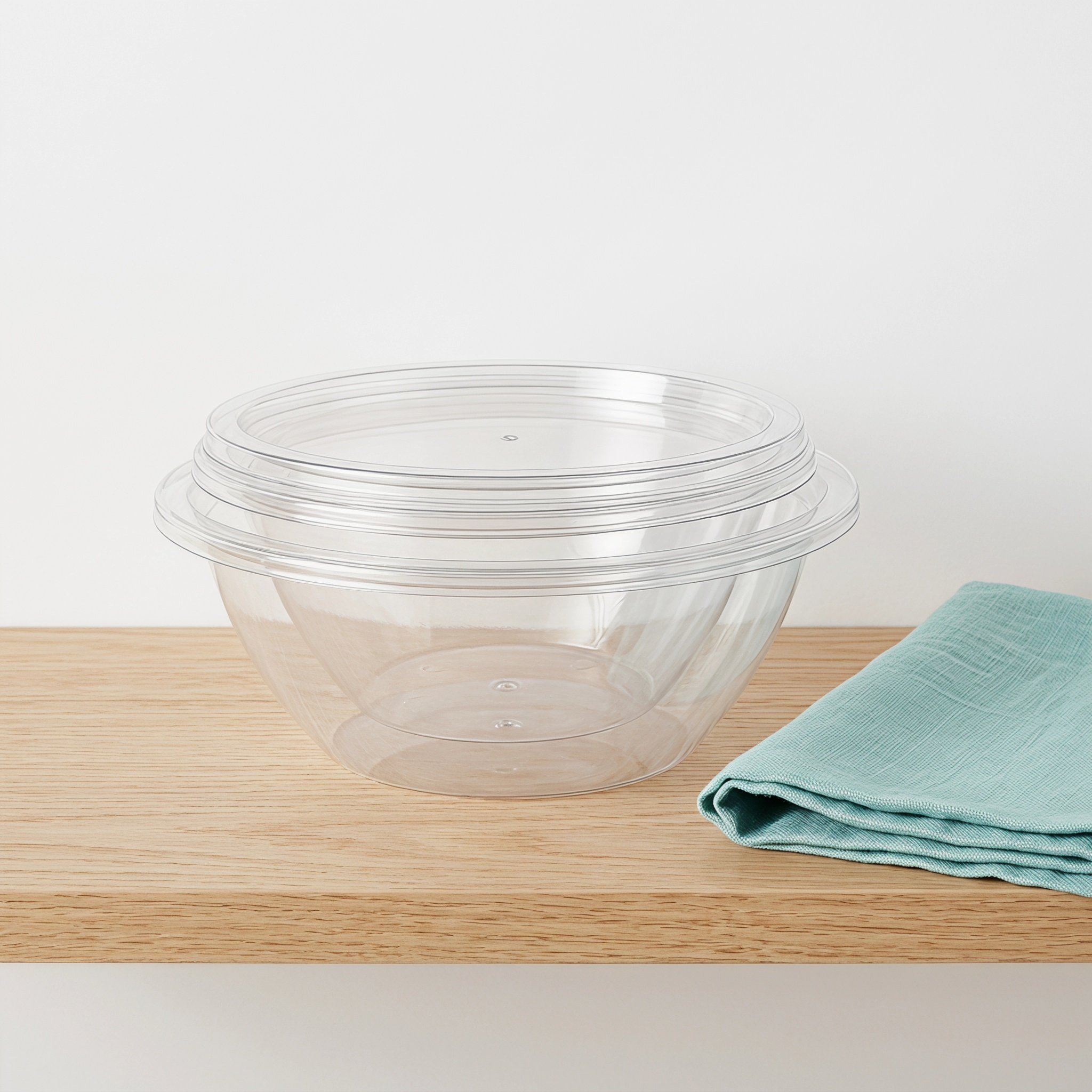 2 Juegos de Tazones Transparen - Food Storage Plastic Containers With Lids reseña y precio