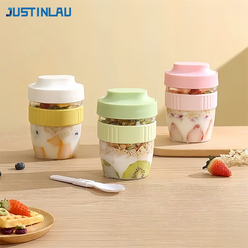 JUSTINLAU Vaso Portátil para D - Food Storage Yogurt reseña y precio