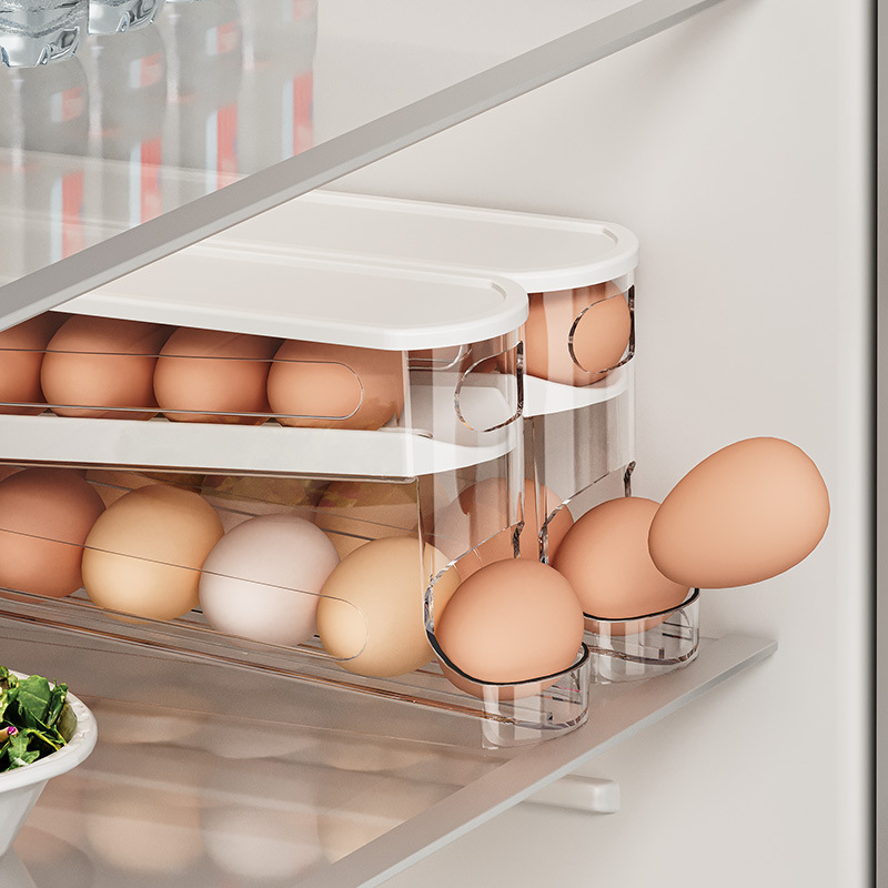 Caja de huevos tipo diapositiv - Egg Storage Holder reseña y precio
