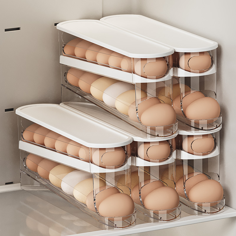 Caja de huevos tipo diapositiv - Egg Storage Holder reseña y precio