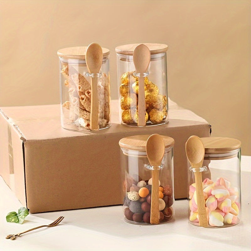 Tarro de dulces de 280 ml, tar - Food Storage Glass Set reseña y precio