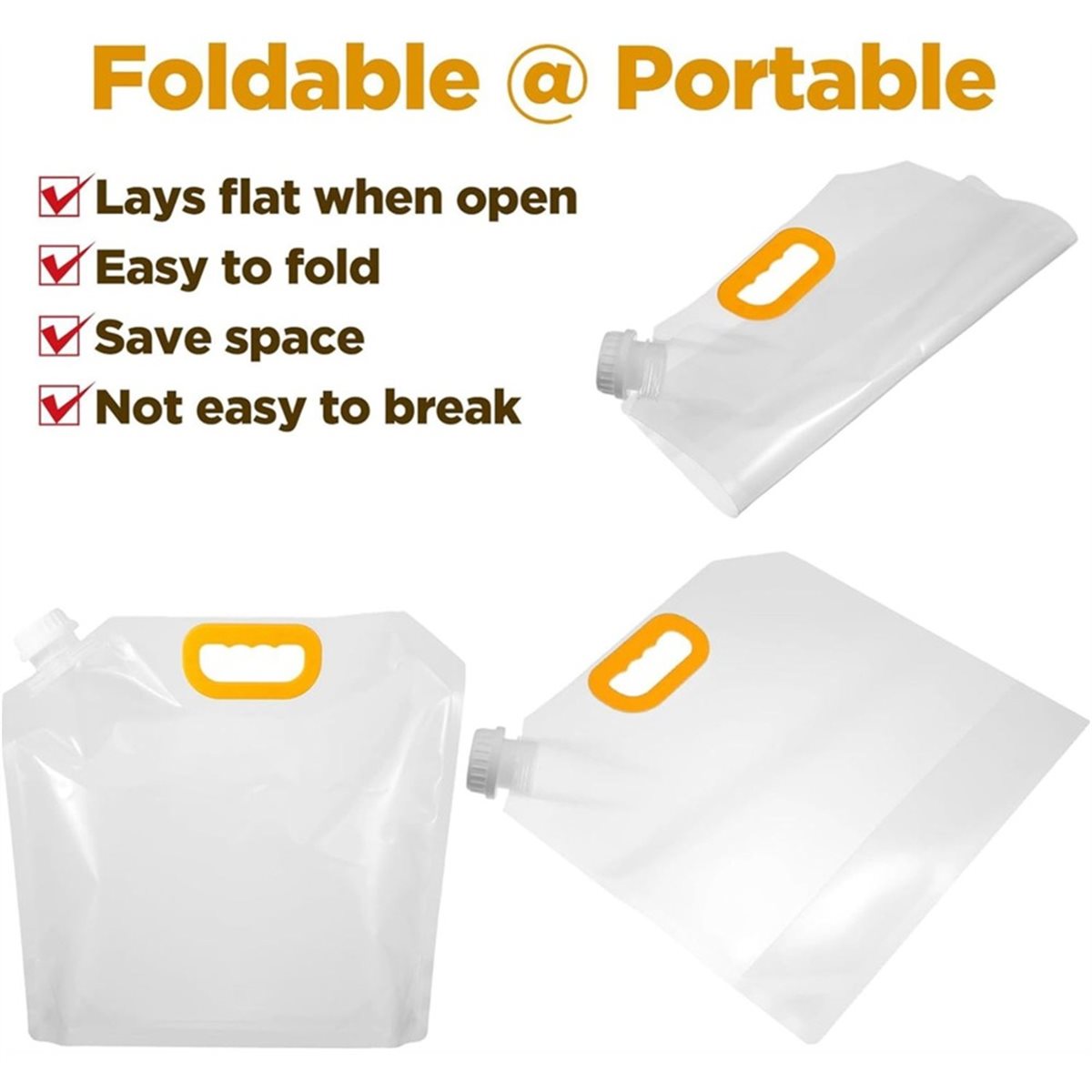 T22C 20 Piezas Bolsa Plegable  - Food Storage Emergency reseña y precio