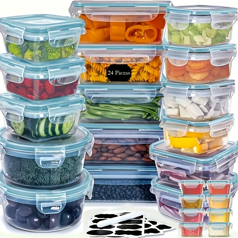 Juego de 48 Recipientes para A - Food Storage Containers Set reseña y precio