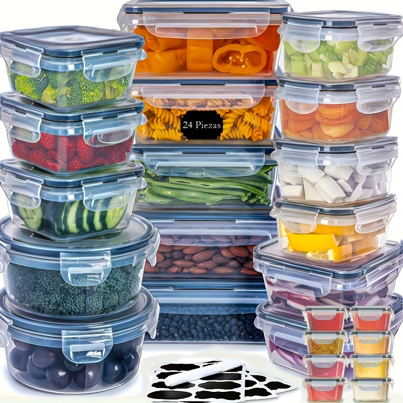 Juego de 48 Recipientes para A - Food Storage Containers Set reseña y precio