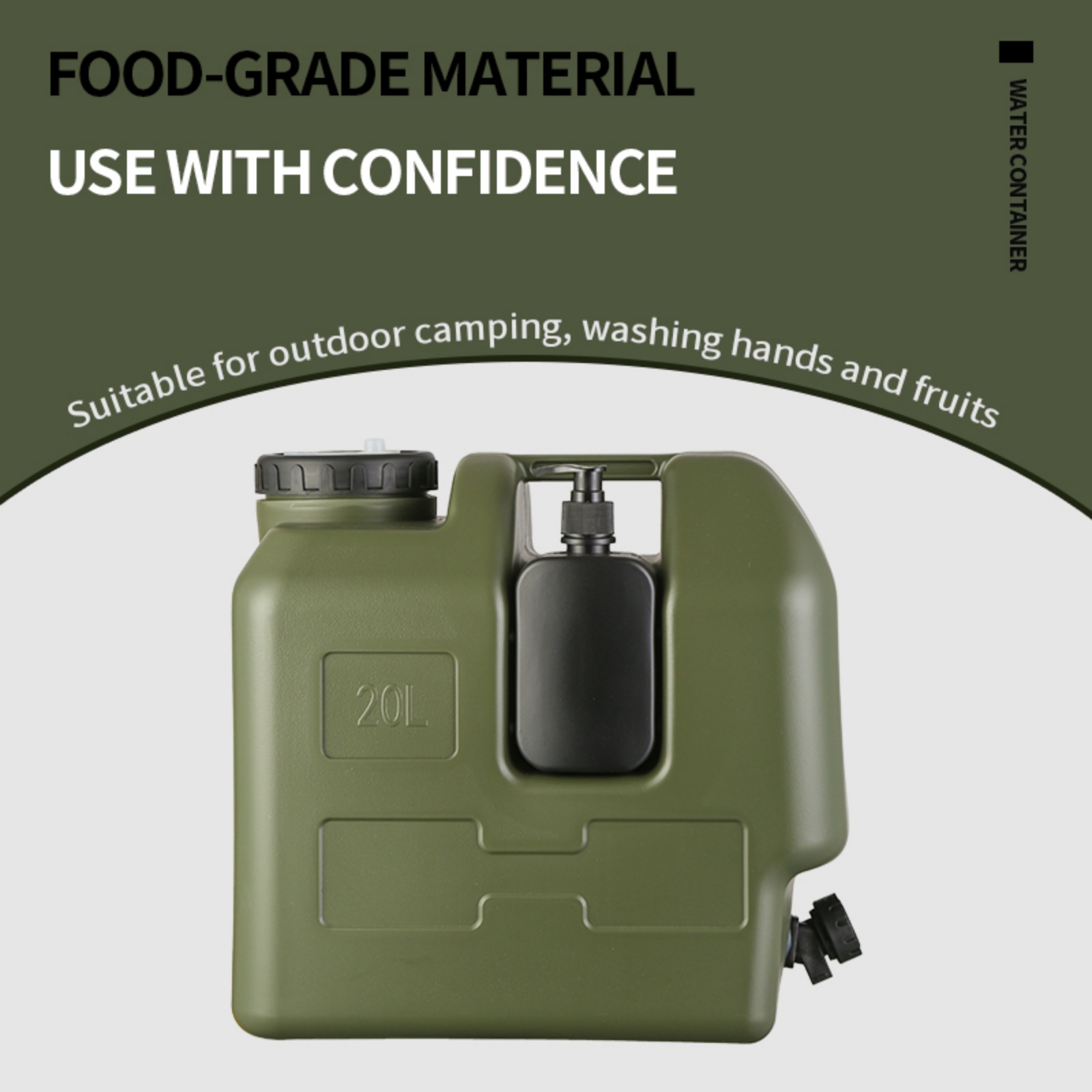 Contenedor de agua para acampa - Food Storage Emergency reseña y precio