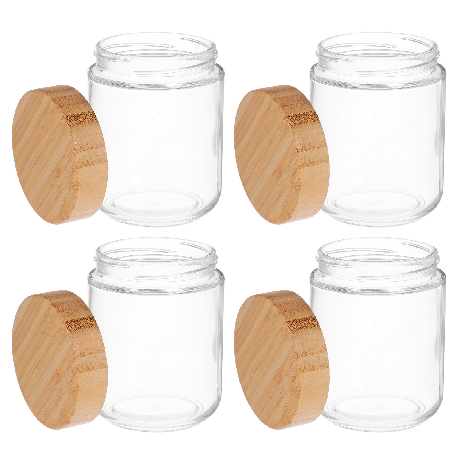 4 Frascos de Vidrio para Almac - Food Storage Plastic Containers With Lids reseña y precio