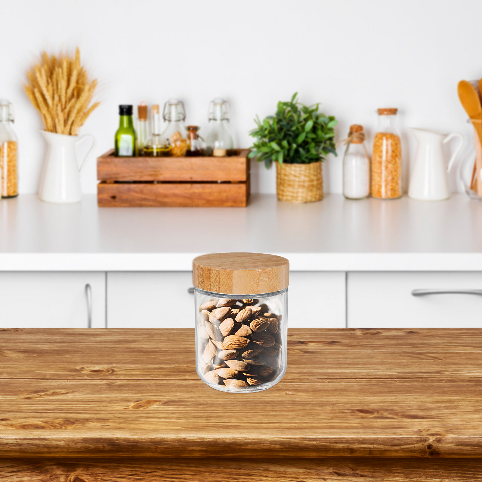 4 Frascos de Vidrio para Almac - Food Storage Plastic Containers With Lids reseña y precio